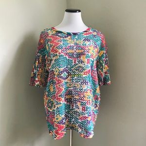 Vintage Crochet Waffle Bright Mesh Pool T Shirt